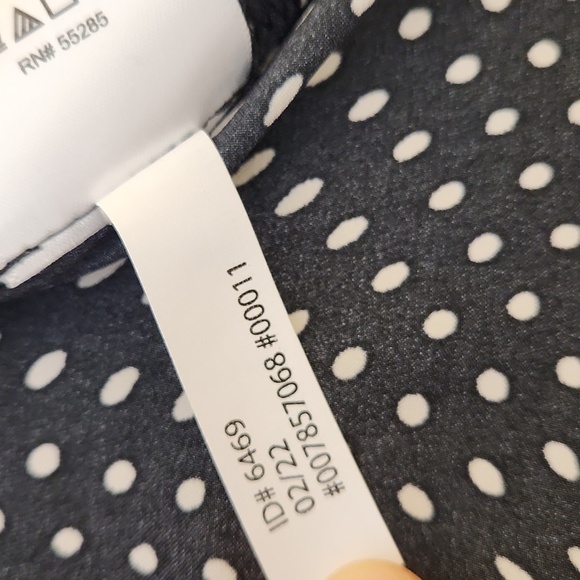 EXPRESS Black and White Polka Dot Maxi Dress, size M - Picture 9 of 9